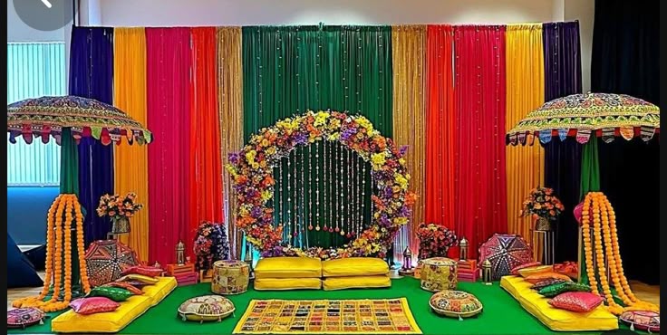 Haldi decoration in Kanpur